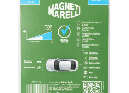 MAGNETI MARELLI QUANTUM LAMPADINA P21W 12V 21W BLISTER DA PZ2