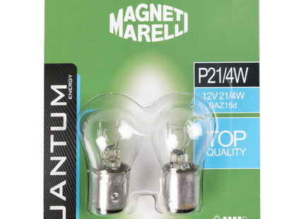 MAGNETI MARELLI QUANTUM LAMPADINA BILUCE P21/4W 12V 21/4W BLISTER PZ2