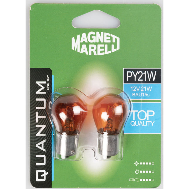 MAGNETI MARELLI QUANTUM LAMPADINA PY21W 12V 21W BLISTER DA PZ2