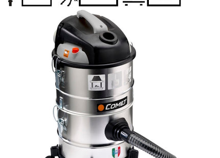COMET ASPIRATORE ASPIRACENERE 4 IN 1 CM 30 S BIDONE DA LT28 MOTORE 1000W