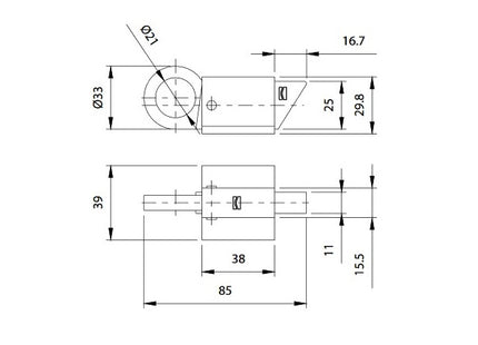 COMUNELLO CRICCHETTO PER VASISTAS ART.640 GRANDE