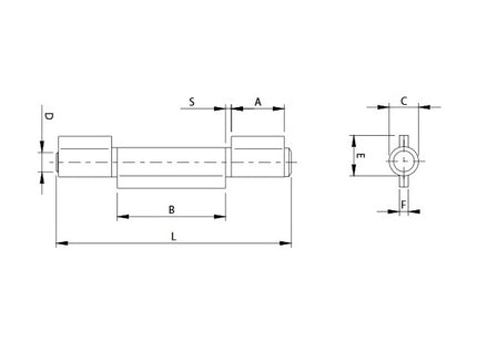 COMUNELLO CERNIERA A 3 ALI CON PERNO SFILABILE ART.410