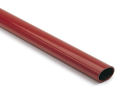 CORNI BARRA OVALE PER MANIGLIONI ANTIPANICO MM1200 IN ALLUMINIO ROSSO*