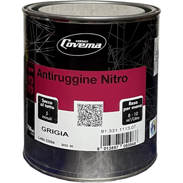 COVEMA ANTIRUGGINE NITRO GRIGIO ART.81.331 KG 0,75*