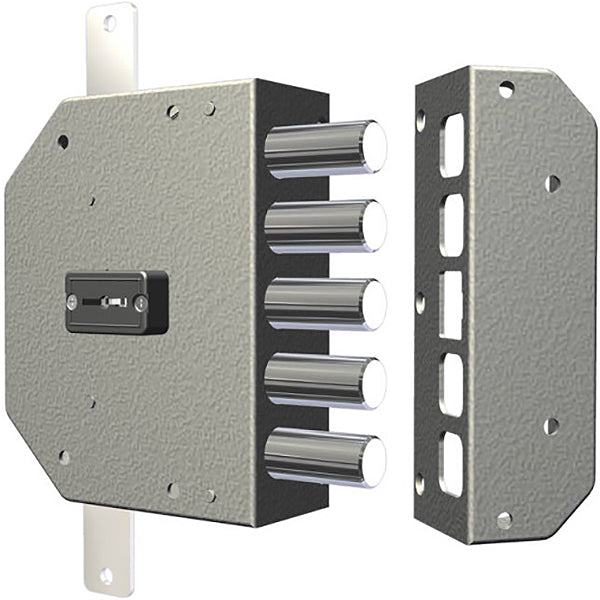 CR SERRATURA APPLICARE DOPPIA MAPPA TRIPLICE 5 CATENACCI ENTRATA MM60 DX