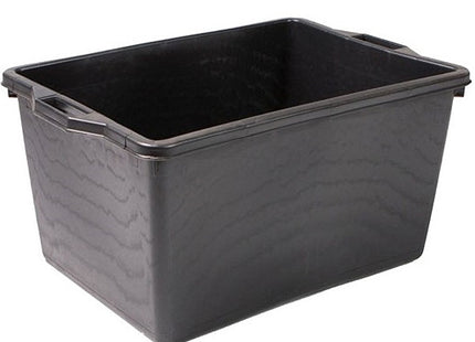 CESTA PER UVA RETTANGOLARE TIPO ASTI IN PLASTICA LT65 CM60X43X32 NERA