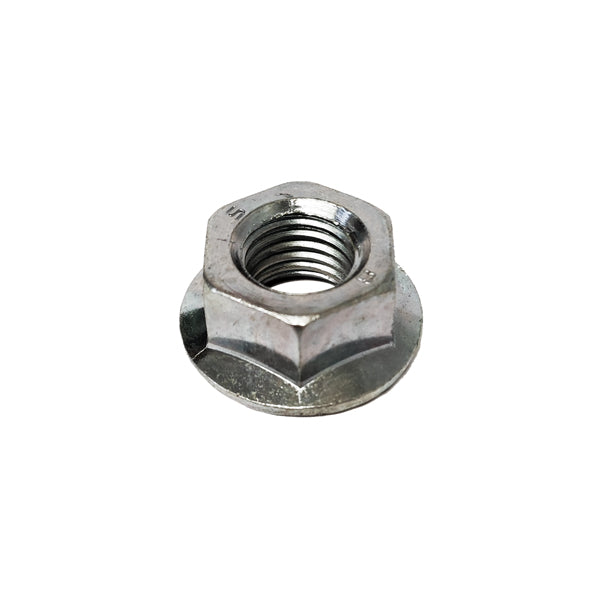 DADO ESAGONALE CON FLANGIA ZIGRINATA CL. 8 Z.BIANCO DIN 6923