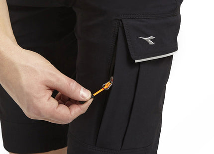 DIADORA BERMUDA DA LAVORO TECH COLORE NERO