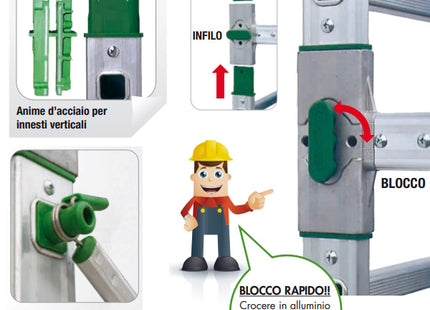 FACAL TRABATTELLO DOGE 65 COMPLETO DI PIANI A NORMA EUROPEA