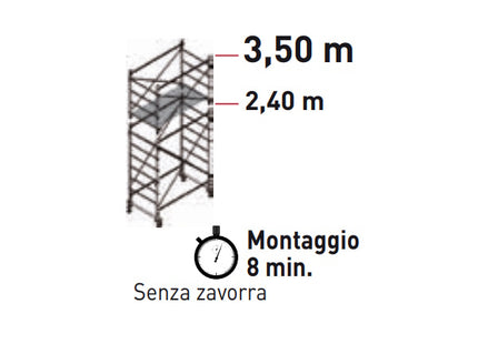 FACAL TRABATTELLO DOGE 65 COMPLETO DI PIANI A NORMA EUROPEA