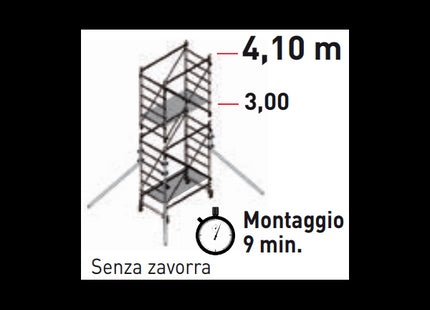 FACAL TRABATTELLO DOGE 65 COMPLETO DI PIANI A NORMA EUROPEA