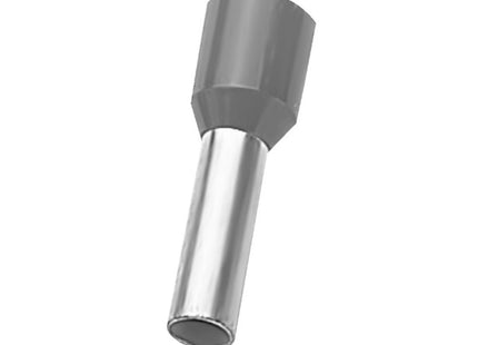 ELEMATIC TERMINALE A TUBETTO COLLARE ISOLATO MMQ.2,50/N GRIGIO PZ500