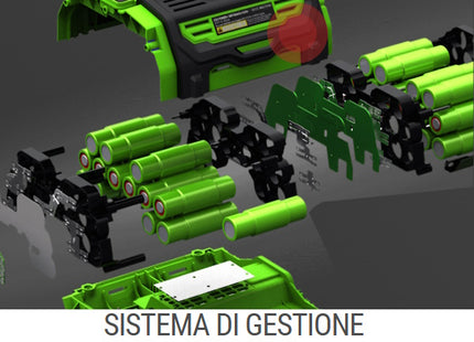 EGO BATTERIA BA1400T 56 VOLT POTENZA 2,5AH AL LITIO