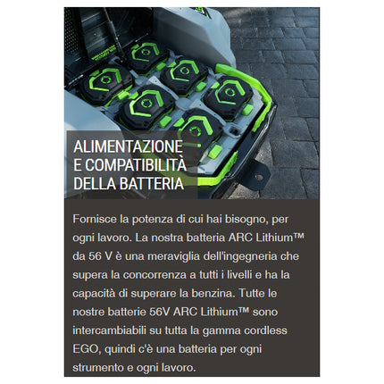 EGO BATTERIA 56 VOLT AL LITIO