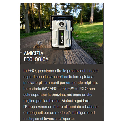 EGO BATTERIA 56 VOLT AL LITIO