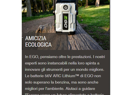EGO BATTERIA BA2242T 56 VOLT POTENZA 4,0AH AL LITIO