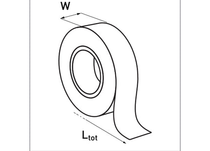 ELEMATIC NASTRO ISOLANTE IN PVC MM19X25MT COLORE ROSSO