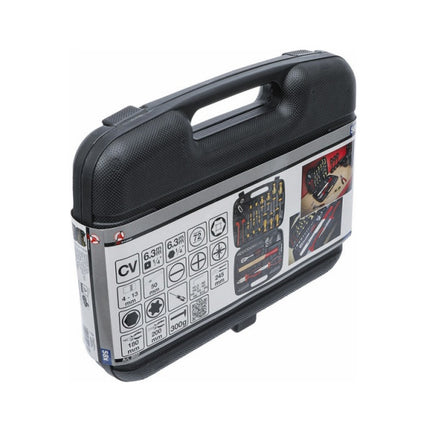 FERMEC VALIGETTA CON 58 UTENSILI ASSORTITI E CHIAVI A BUSOLA DA 1/4"