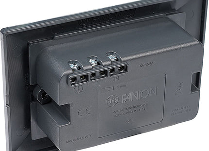 FME MULTIPRESA DA INCASSO CON 2 SCHUKO BIPASSO PER SCATOLE A 3 MODULI