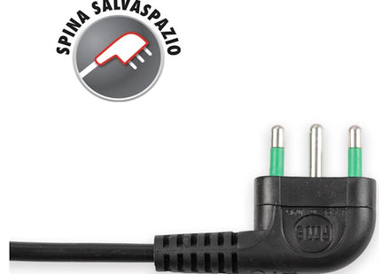 FME MULTIPRESA 4 PRESE + INTERRUTTORE CAVO MT1,5 SPINA 16A 250V NERO