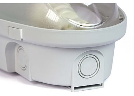 FME PLAFONIERA OVALE MOD. PANDA MIDI COLORE BIANCO