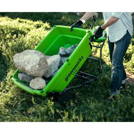 GREENWORKS CARRIOLA G40GCK22 40V CON 1 BATTERIA DA 4AH E CARICABATTERIE