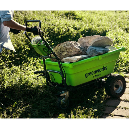 GREENWORKS CARRIOLA G40GCK22 40V CON 1 BATTERIA DA 4AH E CARICABATTERIE
