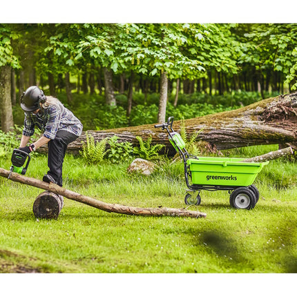 GREENWORKS CARRIOLA G40GCK22 40V CON 1 BATTERIA DA 4AH E CARICABATTERIE