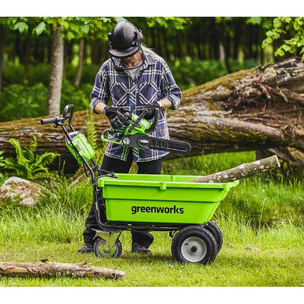 GREENWORKS CARRIOLA G40GCK22 40V CON 1 BATTERIA DA 4AH E CARICABATTERIE
