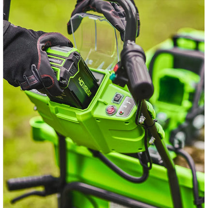 GREENWORKS CARRIOLA G40GCK22 40V CON 1 BATTERIA DA 4AH E CARICABATTERIE