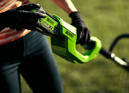 GREENWORKS DECESPUGLIATORE G40LT 40V SENZA CARICABATTERIA E BATTERIA*