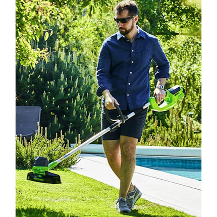 GREENWORKS DECESPUGLIATORE G40LT 40V SENZA CARICABATTERIA E BATTERIA