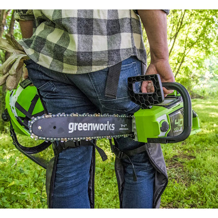 GREENWORKS MOTOSEGA GD40CS15 40V SENZA CARICABATTERIA E BATTERIA