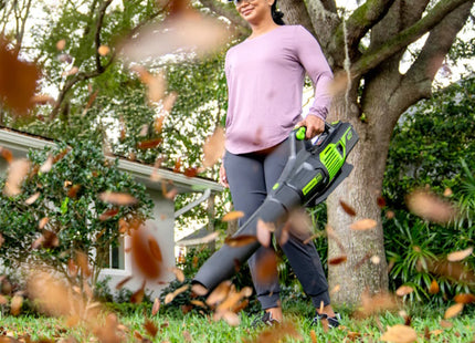 GREENWORKS SOFFIATORE ASSIALE GD60AB 60V SENZA CARICABATTERIA E BATTERIA