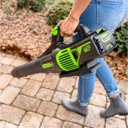 GREENWORKS SOFFIATORE ASSIALE GD60AB 60V SENZA CARICABATTERIA E BATTERIA