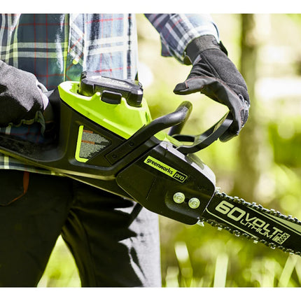 GREENWORKS MOTOSEGA GD60CS40 60V SENZA CARICABATTERIA E BATTERIA