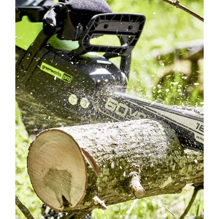 GREENWORKS MOTOSEGA GD60CS40 60V SENZA CARICABATTERIA E BATTERIA