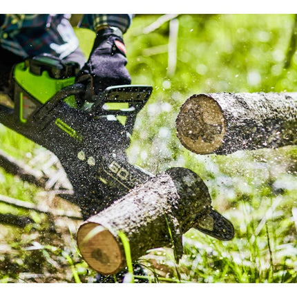 GREENWORKS MOTOSEGA GD60CS40 60V SENZA CARICABATTERIA E BATTERIA