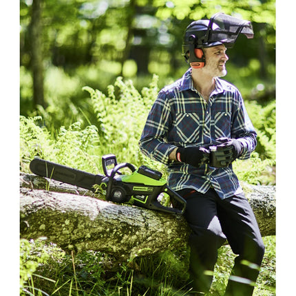 GREENWORKS MOTOSEGA GD60CS40 60V SENZA CARICABATTERIA E BATTERIA
