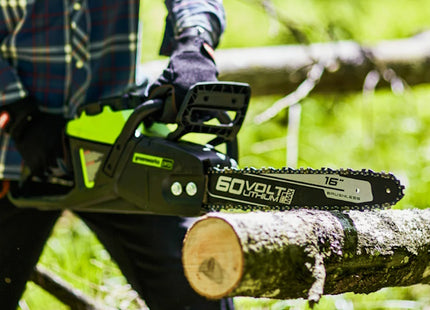 GREENWORKS MOTOSEGA GD60CS40 60V SENZA CARICABATTERIA E BATTERIA