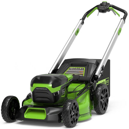 GREENWORKS RASAERBA GD60LM51SPK4 CM51 CARICABATTERIA+BATTERIA 60V 4AH