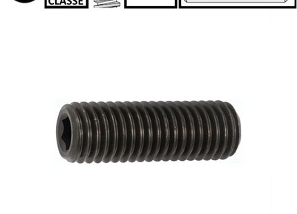 GRANI PUNTA PIANA ESAGONO INCASSATO IN ACCIAIO GREZZO UNI 5923