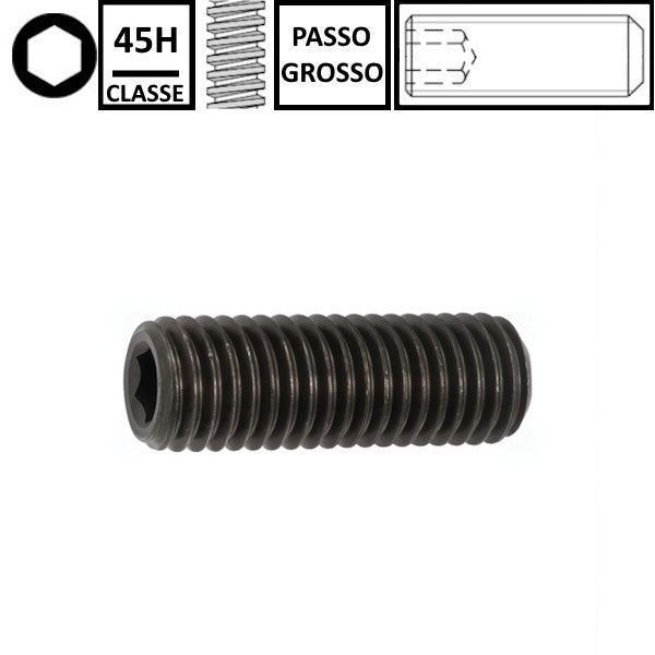 GRANI PUNTA PIANA ESAGONO INCASSATO IN ACCIAIO GREZZO UNI 5923