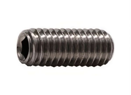 GRANI PUNTA PIANA ESAGONO INCASSATO ACCIAIO INOX A2 UNI 5923