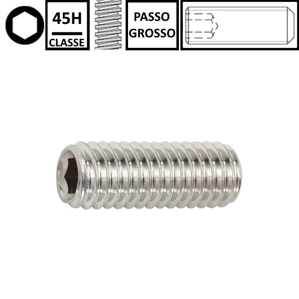 GRANI PUNTA PIANA ESAGONO INCASSATO IN ACCIAIO ZINCATO