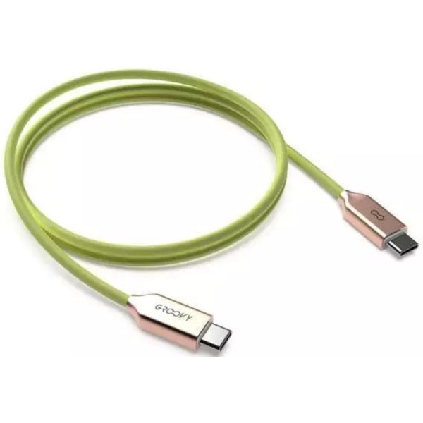 GROOVY CAVO IN SILICONE TYPE C 2.0A DA MT1 COLORE SAGE GREEN