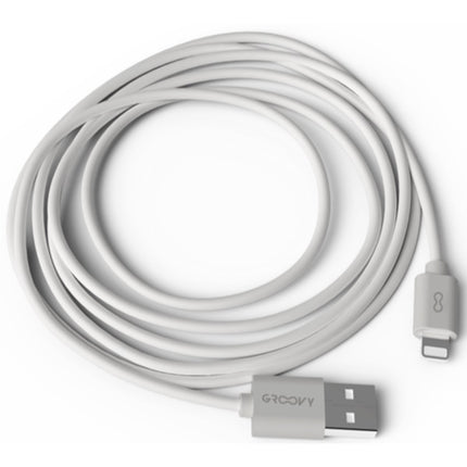 GROOVY CAVO LIGHTNING PER DISPOSITIVI APPLE COLORE GRIGIO