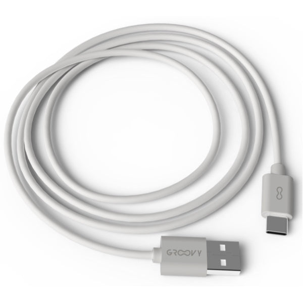 GROOVY CAVO TYPE-C PER DISPOSITIVI ANDROID CON USB DA MT1 COLORE GRIGIO