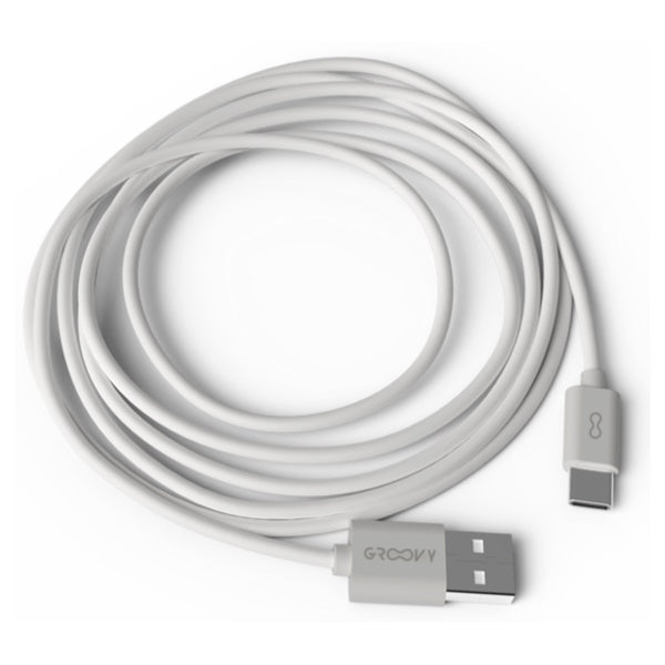 GROOVY CAVO TYPE-C PER DISPOSITIVI ANDROID CON USB DA MT2 COLORE GRIGIO