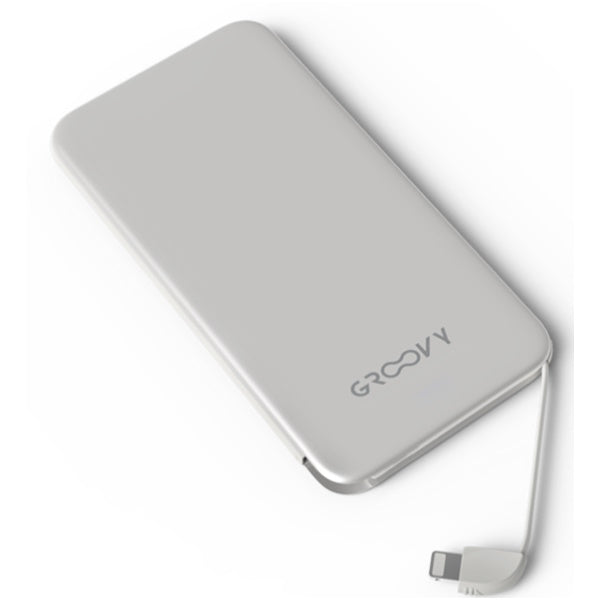 GROOVY POWER BANK LIGHTNING PER DISPOSITIVI APPLE COLORE GRIGIO*